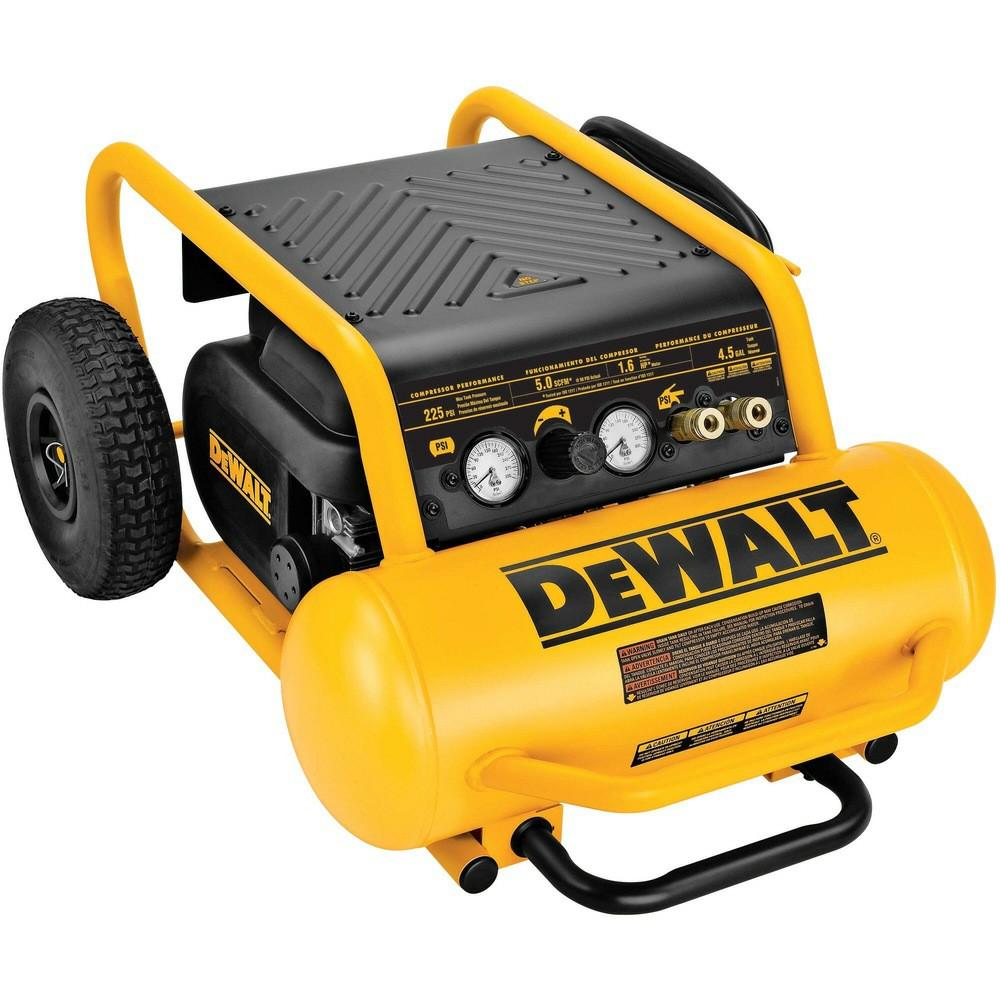 1.6 Hp Continuous, 225 Psi, 4.5 Gallon Compressor Compressors