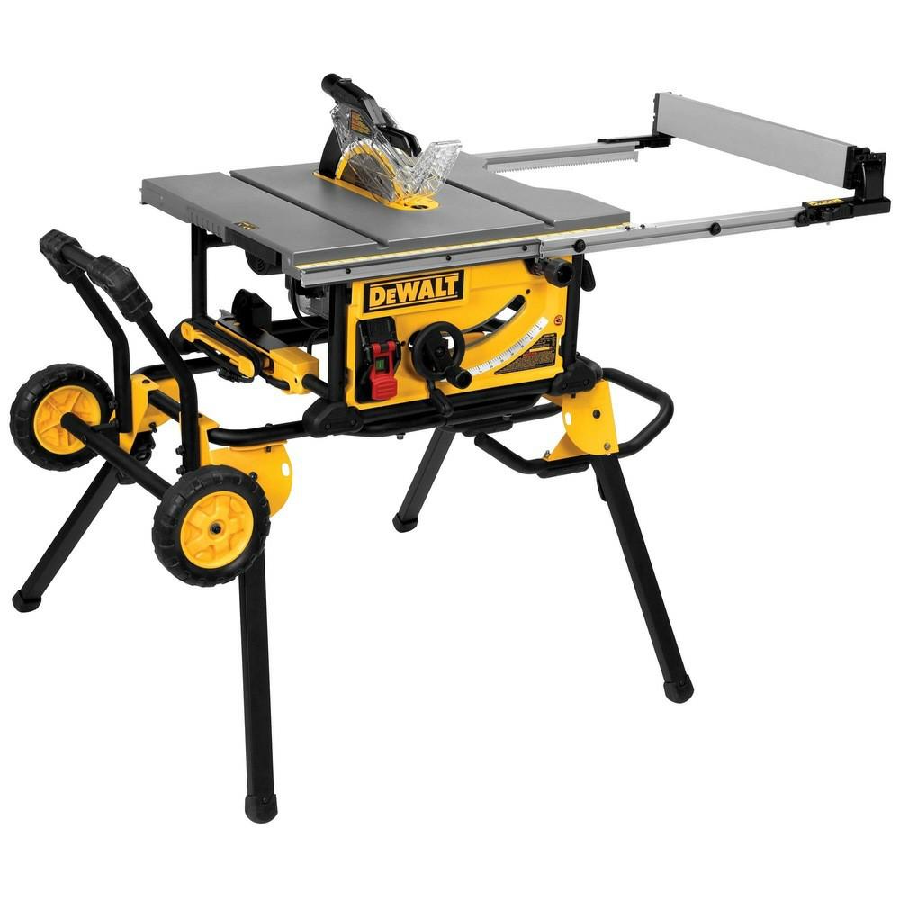 10 In. Jobsite Table Saw And Rolling Stand Power Tools