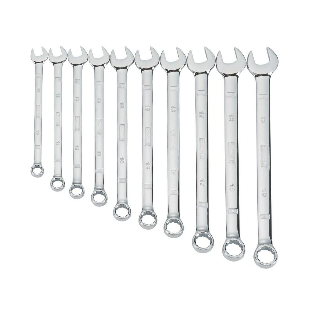 10 Piece Combination Metric Wrench Set Hand Tools