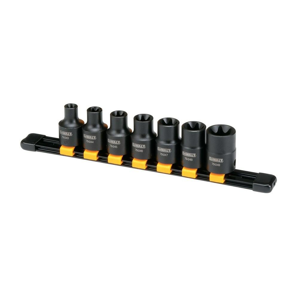 1/2 In Drive Internal Torx® Impact Socket Set (7 Pc) Hand Tools