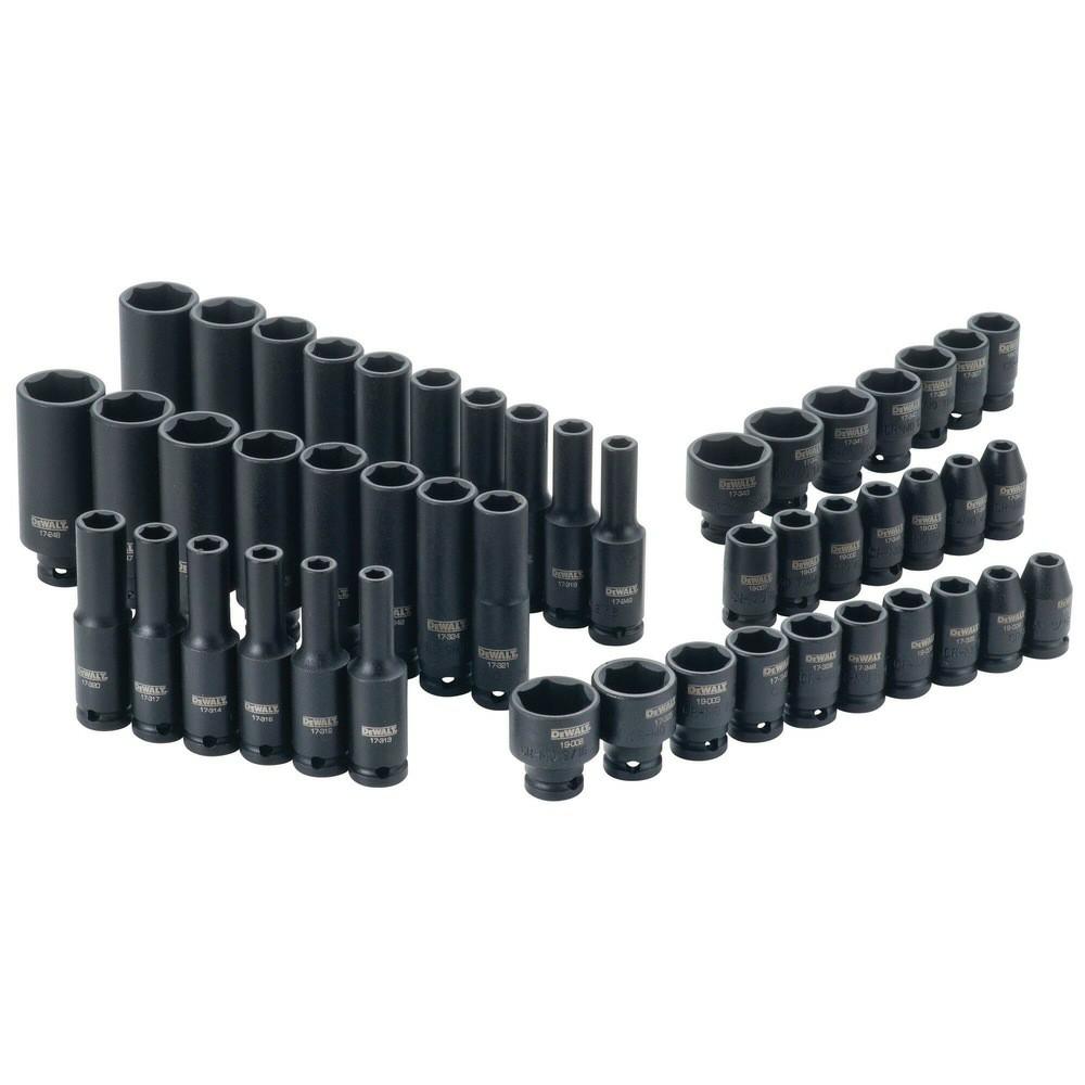 1/4 In. Drive Combination Impact Socket Set 6 Pt (48 Pc.) Hand Tools