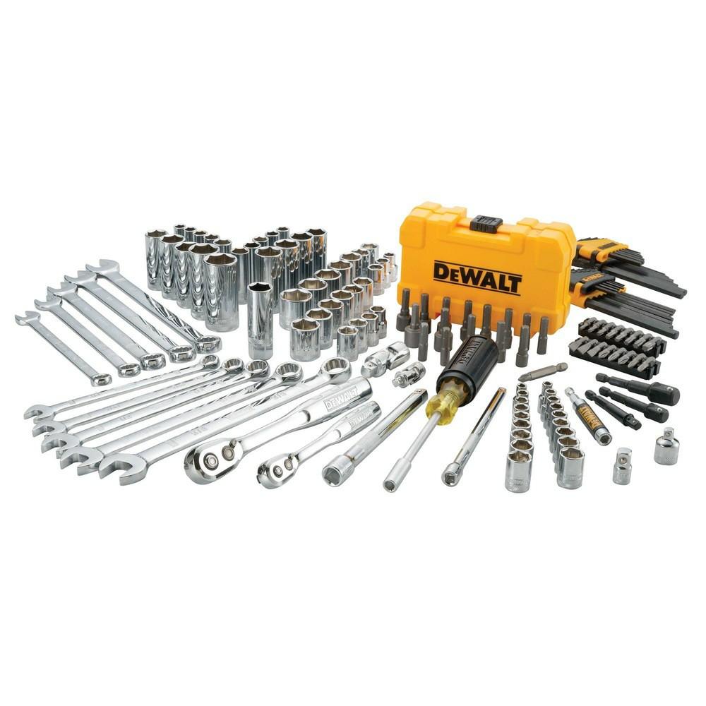 142 Pc. 1/4 In. & 3/8 In. Drive Mechanics Tool Set Hand Tools