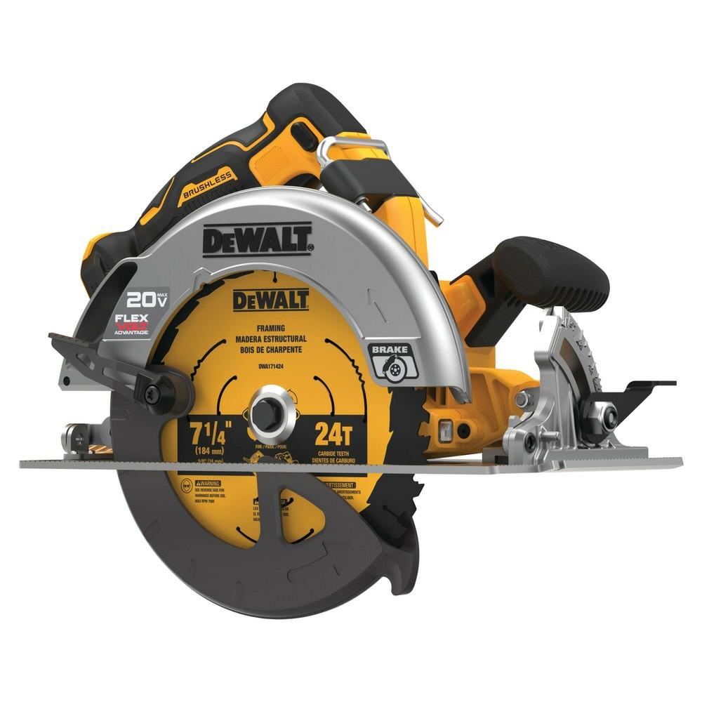 20V Max* 7-1/4 In. Brushless Cordless Circular Saw With Flexvolt Advantage™ (Tool Only) Power Tools