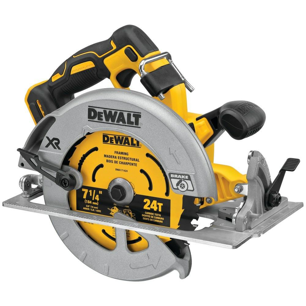 20V Max* Xr® 7-1/4 In. Brushless Circular Saw With Power Detect™ Tool Technology (Tool Only) Power Tools