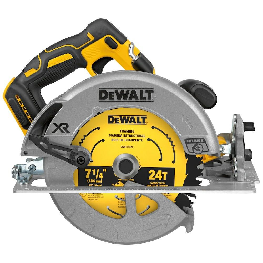 20V Max* Xr® Brushless Cordless 7-1/4 In. Circular Saw (Tool Only) Power Tools