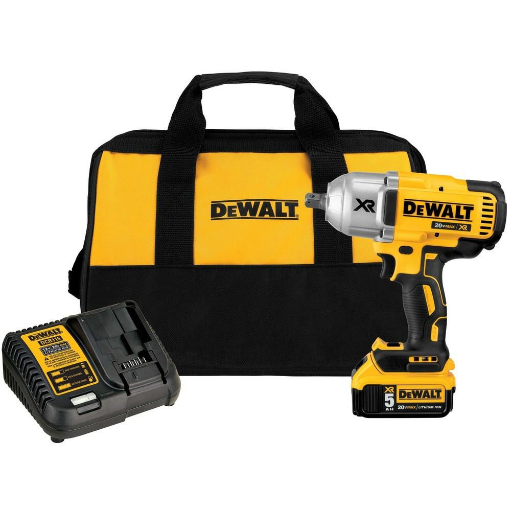 20V Max* Xr® High Torque 1/2 In. Cordless Impact Wrench With Detent Pin Anvil Kit Impact Drivers & Wrenches