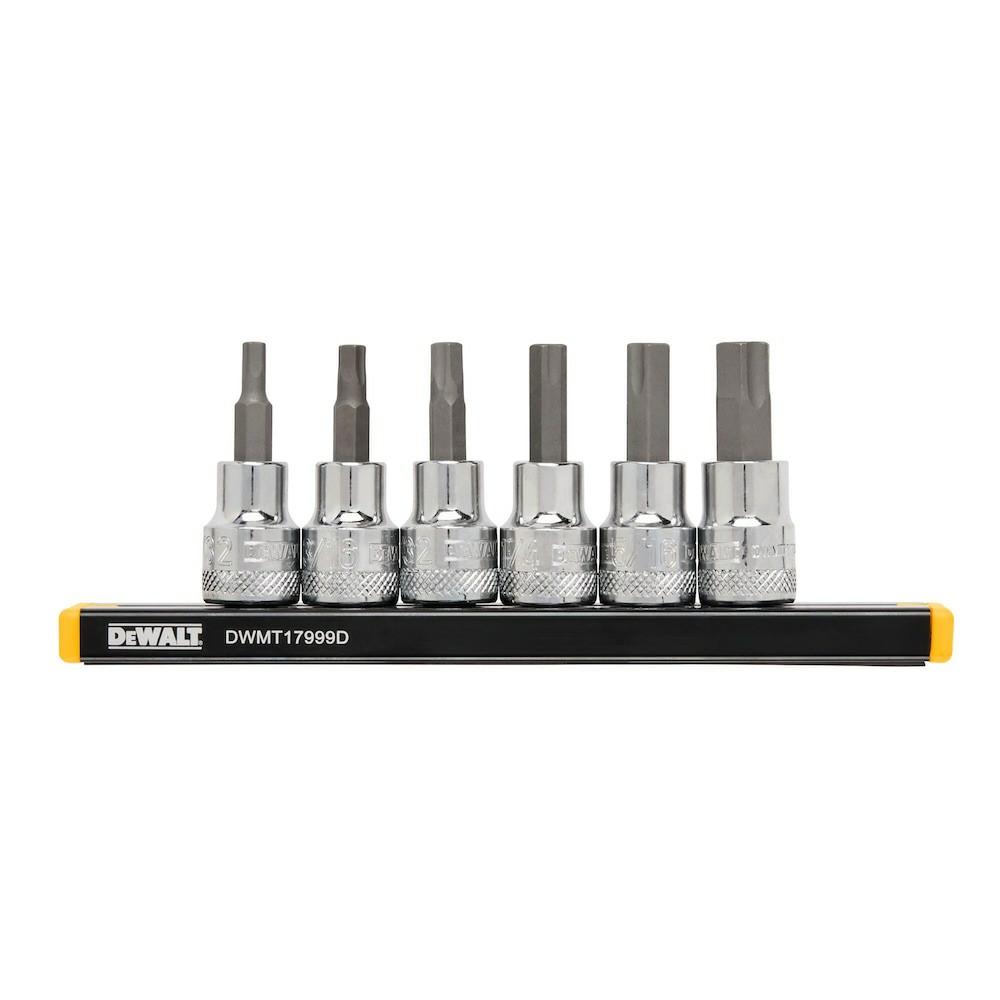 3/8 In. Drive Sae Hex Bit Socket Set (6 Pc.) Hand Tools