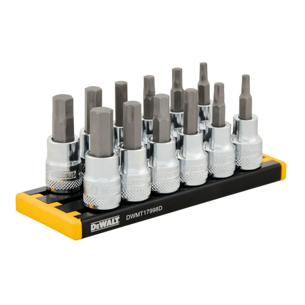 3/8 In. Drive Sae & Mm Hex Bit Socket Set (12 Pc.) Hand Tools