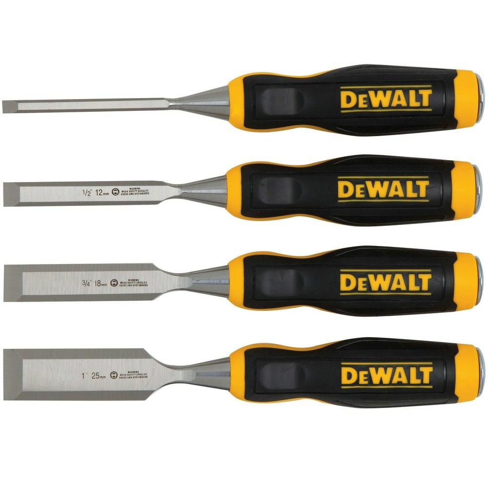 4 Pc Wood Chisel Set Chisels, Punches, & Files