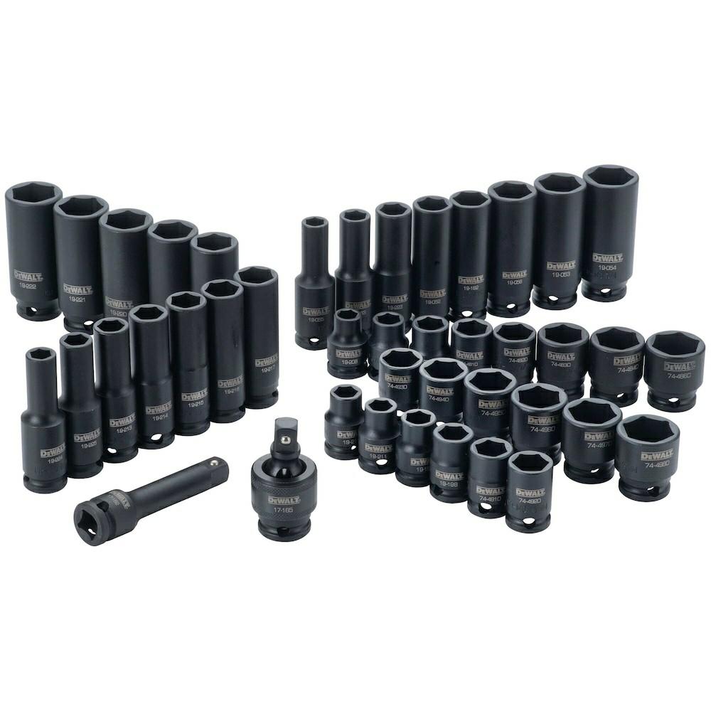 42 Pc. 3/8 In. Drive Combination Impact Socket Set – 6 Point Hand Tools