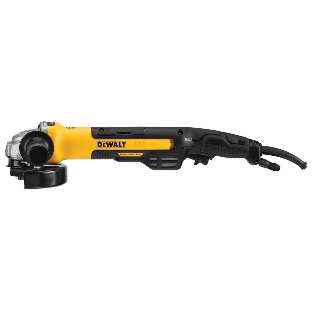 5 In. / 6 In. Brushless Small Angle Grinder, Rat Tail With Kickback Brake™, No Lock-On Grinders & Polishers