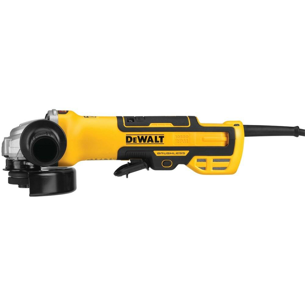 5 In. Brushless Paddle Switch Small Angle Grinder With Kickback Brake™ Grinders & Polishers