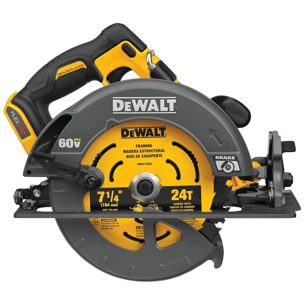 60V Max* Brushless Cordless 7-1/4 In. Circular Saw With Electronic Brake (Tool Only) Power Tools