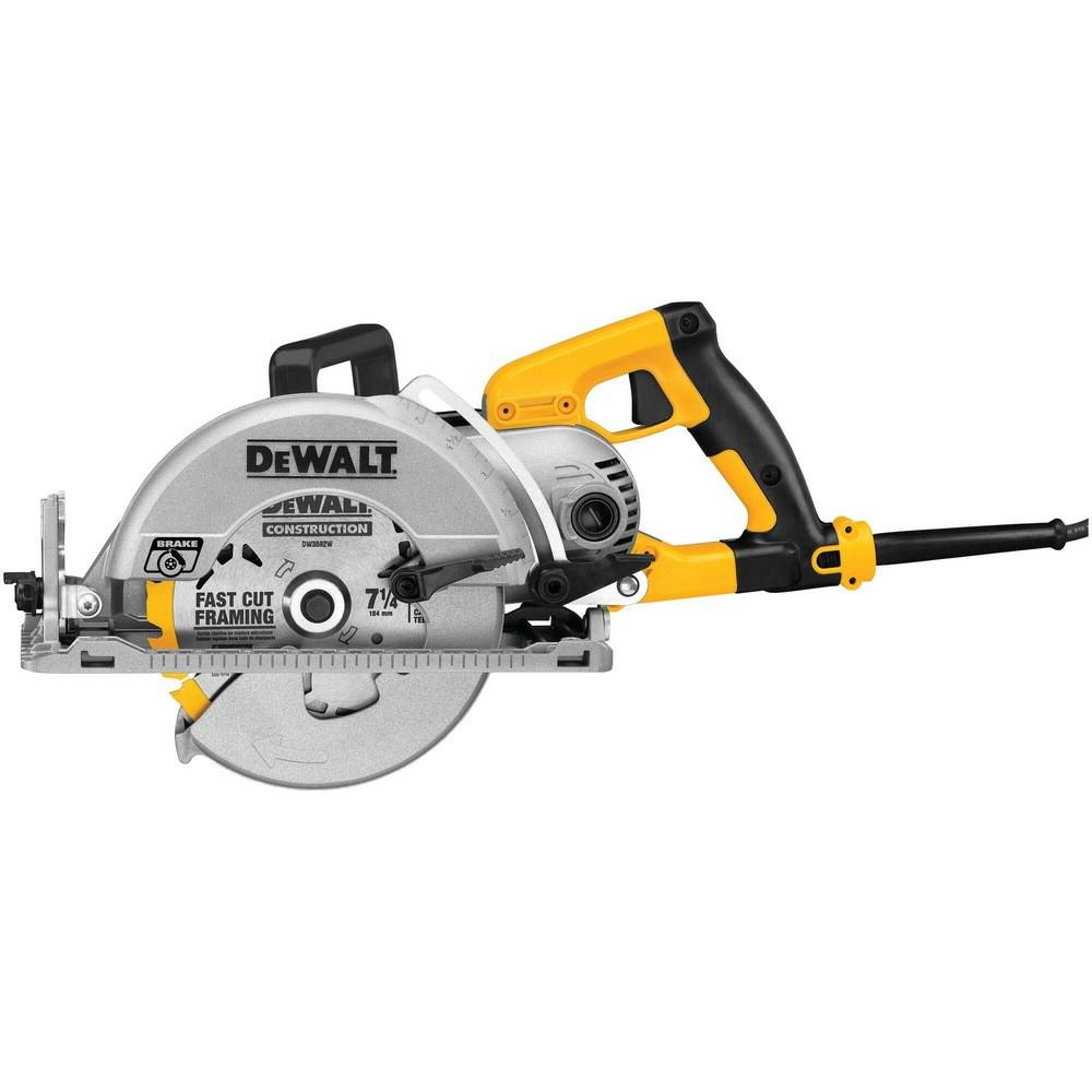 7-1/4 In. Worm Drive Circular Saw With Electric Brake Power Tools