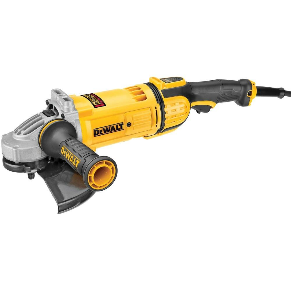 9 In. 4.9 Hp Angle Grinder With No-Lock On Grinders & Polishers