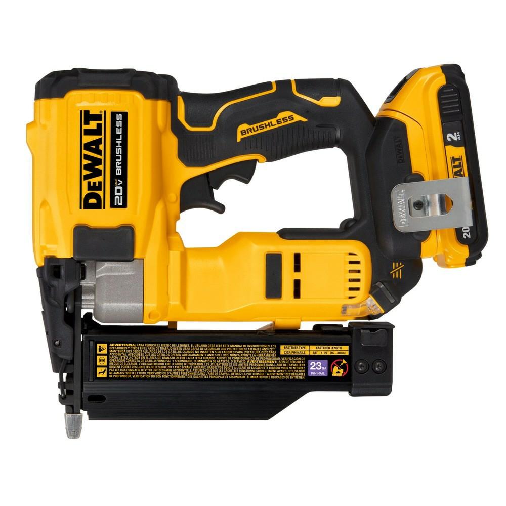 Atomic Compact Series™ 20V Max* Brushless Cordless 23 Ga. Pin Nailer Kit Nailers & Staplers