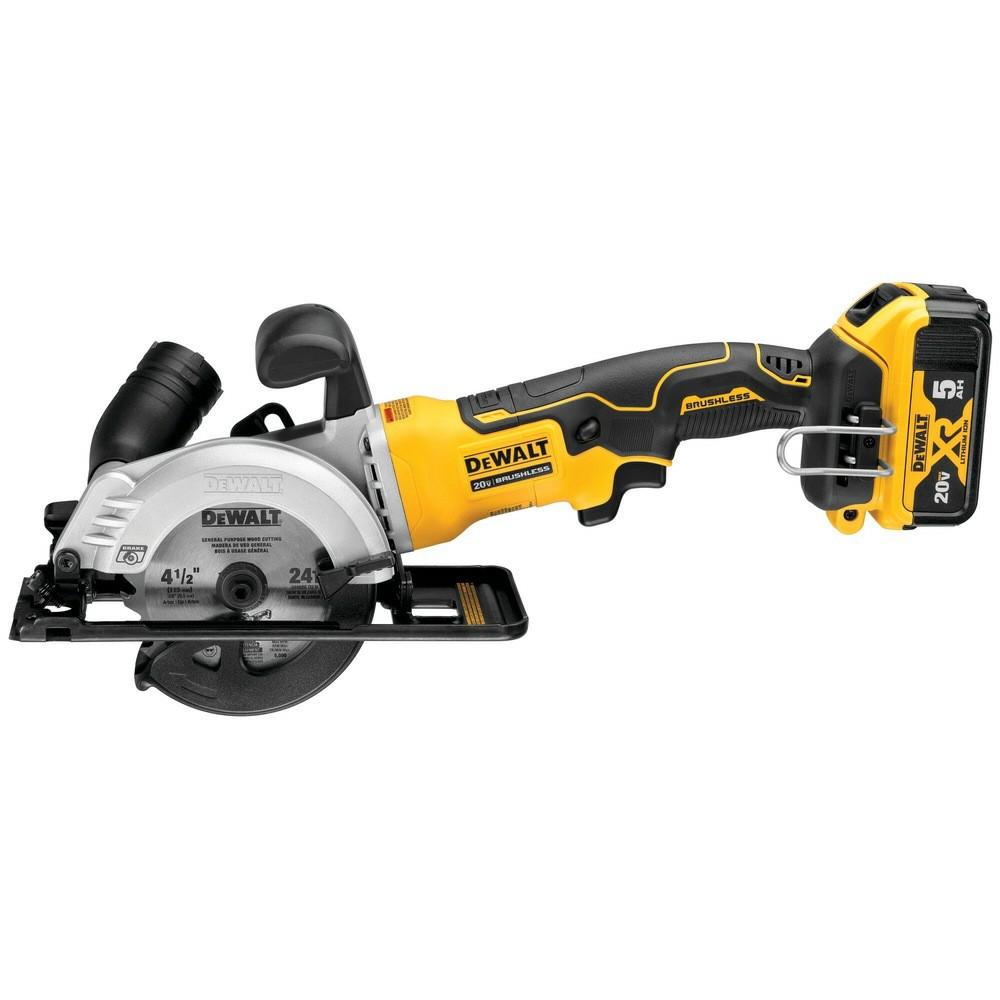 Atomic™ 20V Max* Brushless Cordless 4-1/2 In. Circular Saw Kit Power Tools