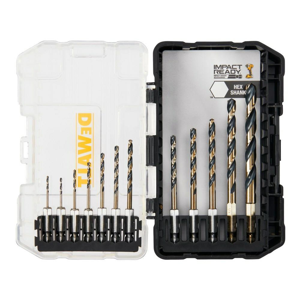 Black And Gold Impact Ready® Metal Drill Bit Set (12 Pc) Accessories