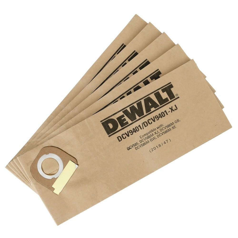 Disposable Paper Liners For Dcv85 Dust Extractor (5 Pk) Dust Management