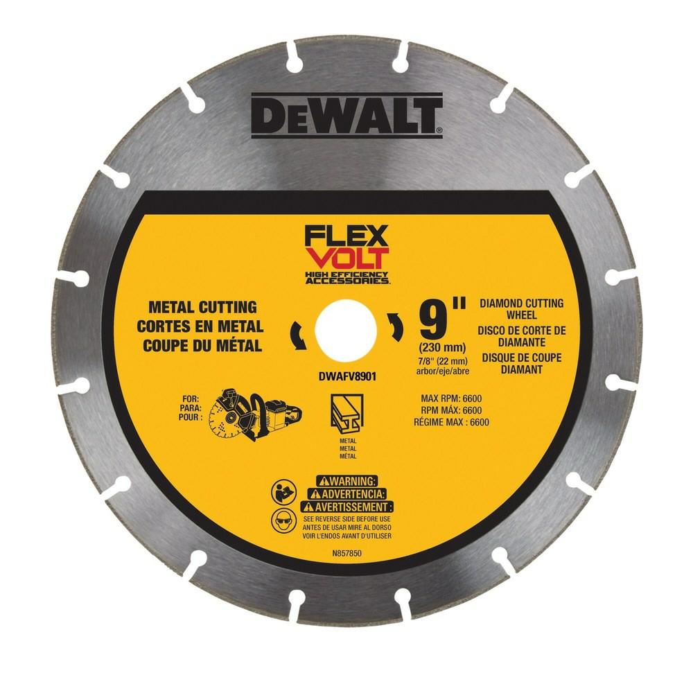 Flexvolt® 9 In. Metal Cutting Diamond Wheel Accessories