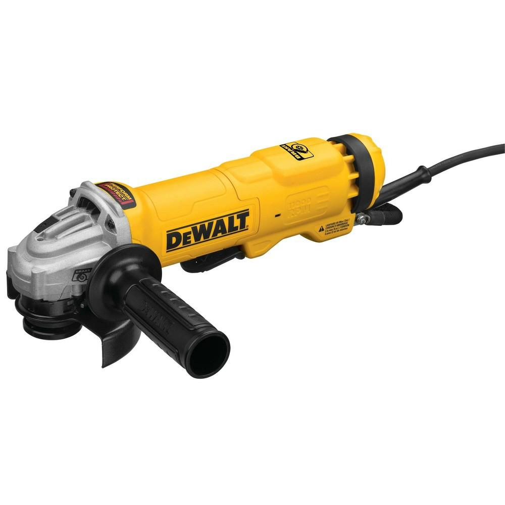 4.5 In. Small Angle Paddle Switch Angle Grinder With Brake And No-Lock On Grinders & Polishers