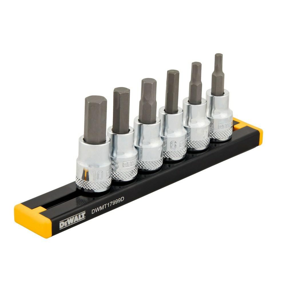 3/8 In. Drive Mm Hex Bit Socket Set (6 Pc.) Hand Tools